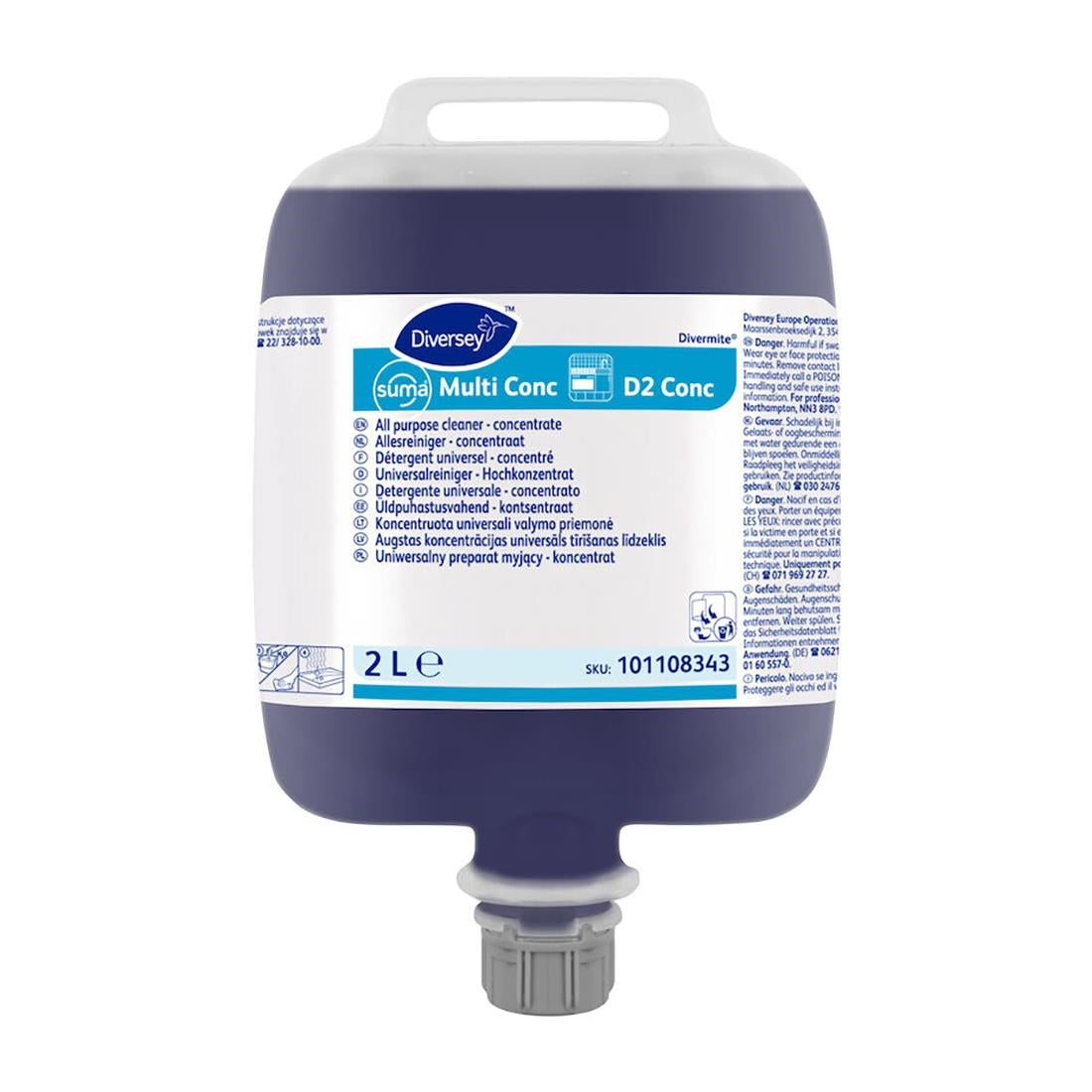 Diversey Suma D2 Multi-Purpose Cleaner 2Ltr