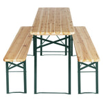 Bolero German Beer Bench and Table Set 1770x500mm