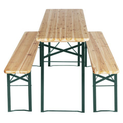 Bolero German Beer Bench and Table Set 1770x500mm