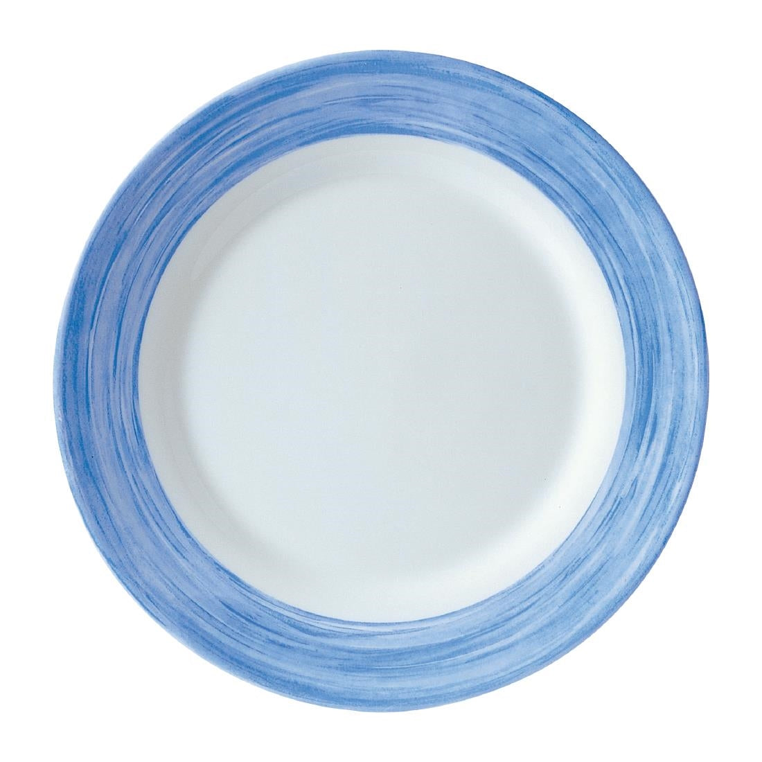 Arcoroc Brush Side Plates Blue 155mm (24 Pack)