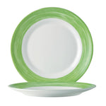 Arcoroc Brush Side Plates Green 155mm (24 Pack)