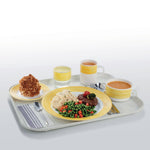 Arcoroc Brush Dinner Plates Yellow 252mm (12 Pack)