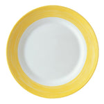 Arcoroc Brush Plates Yellow 235mm (24 Pack)