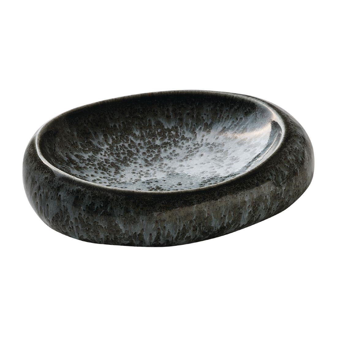 Playground Blue Pearl Oval Bowls 180x140mm