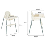 Bolero High Chair White