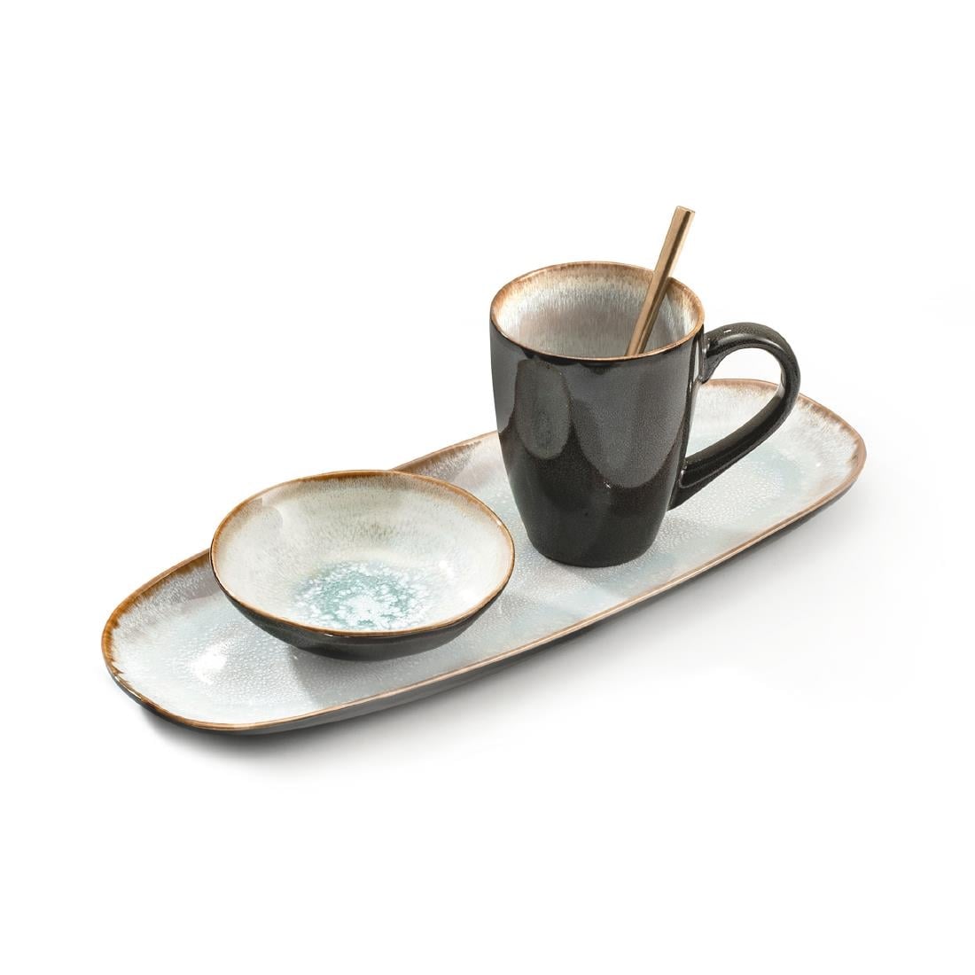 Amefa Médard De Noblat Shadow Aqua XL Platters 360x220mm (2 Pack)