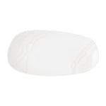Churchill Tide Organic Oblong Plates White Opal 300x150mm (12 Pack)
