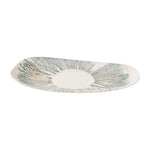 Churchill Lyra Organic Oblong Plates Pink Opal 350x185mm (6 Pack)