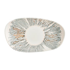 Churchill Lyra Pink Opal Organic Oblong Plates 260x150mm 12pk