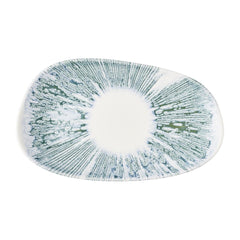 Churchill Lyra Blue Opal Oblong Plates 220x130mm (12 Pack)