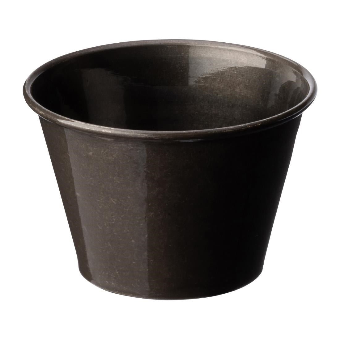 Utopia Vintage Steel Ramekins Black 70ml (24 Pack)