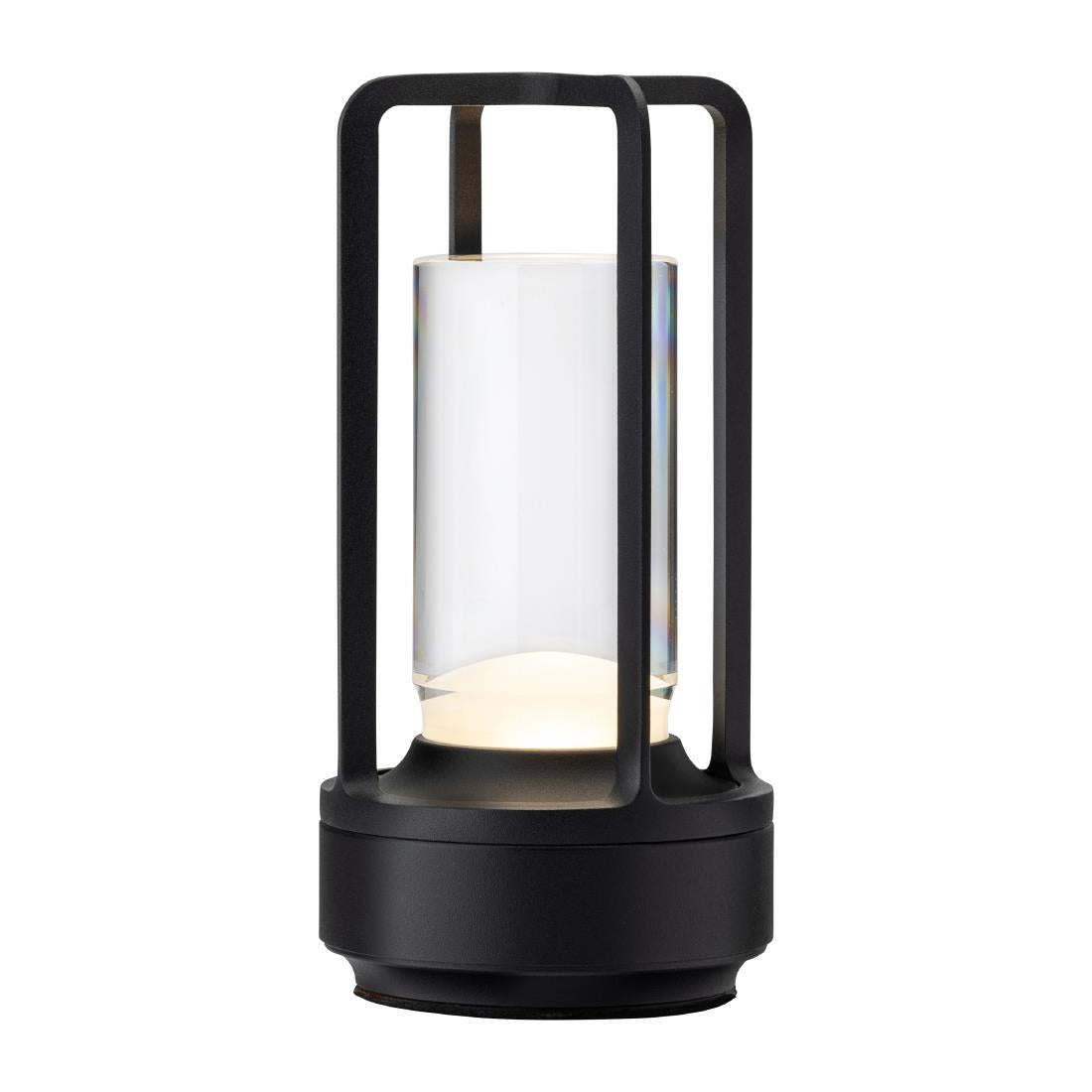 Utopia Cuba LED Cordless Table Lamps Black 175mm (6 Pack)