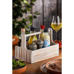 Utopia Large Wooden Table Caddy White (2 Pack)