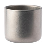 Utopia Artemis Double Wall Cups Rumbled Steel 82mm (6 Pack)