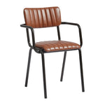 Tavo Stacking Ribbed Armchair Vintage Tan