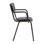 Tavo Stacking Ribbed Armchair Vintage Black