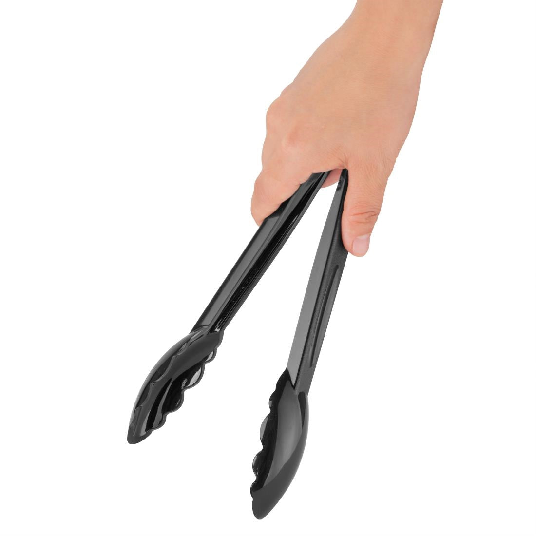 Nisbets Essentials Tong ABS Black (Pack 6)