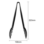 Nisbets Essentials Tong ABS Black (Pack 6)
