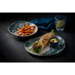 Churchill Inked Tide Opal Plates Black 210mm (12 Pack)