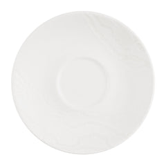 Churchill Inked Tide Cappuccino Saucers White 156mm (12 Pack)