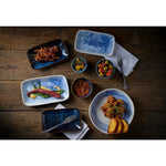 Churchill Inked Fresco Natural Deep Trays 220x130mm (6 Pack)