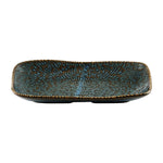 Churchill Inked Cascade Natural Deep Trays Sapphire Blue 260x150mm (6 Pack)
