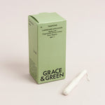 Grace & Green Organic Cotton Applicator Tampons, Regular (16 Pack)