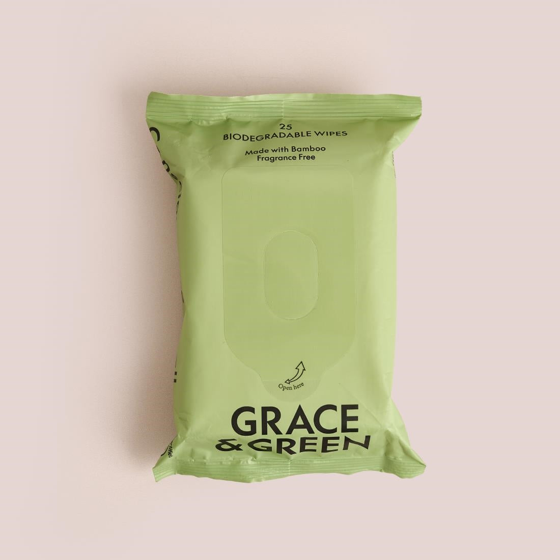 Grace & Green Biodegradable Bamboo Wipes (25 Pack)