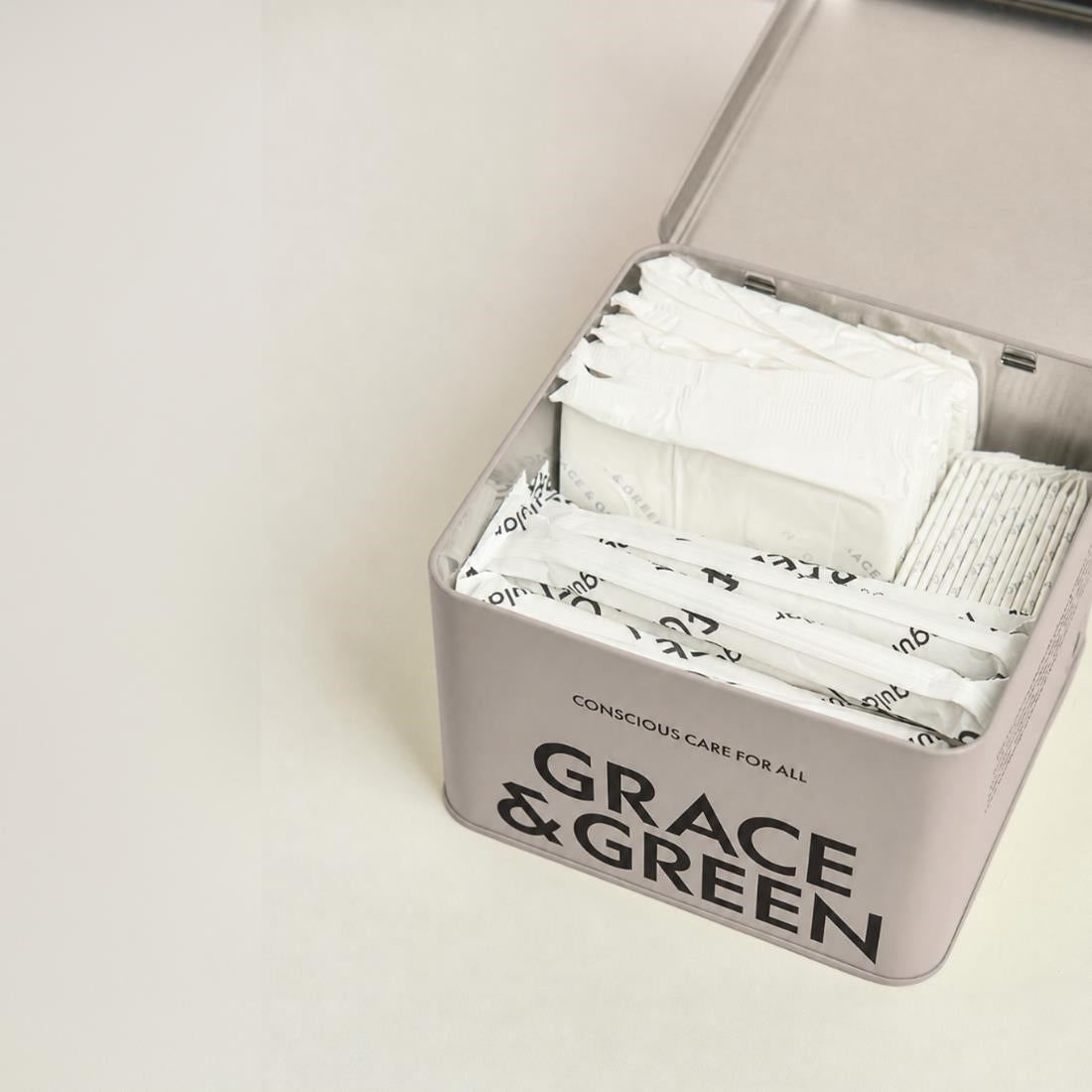 Grace & Green Display Tin Starter Kit Stone