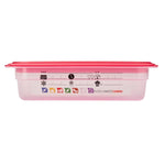 Cambro Safetrak IML Polypropylene Food Storage Container 1/4 GN 65mm
