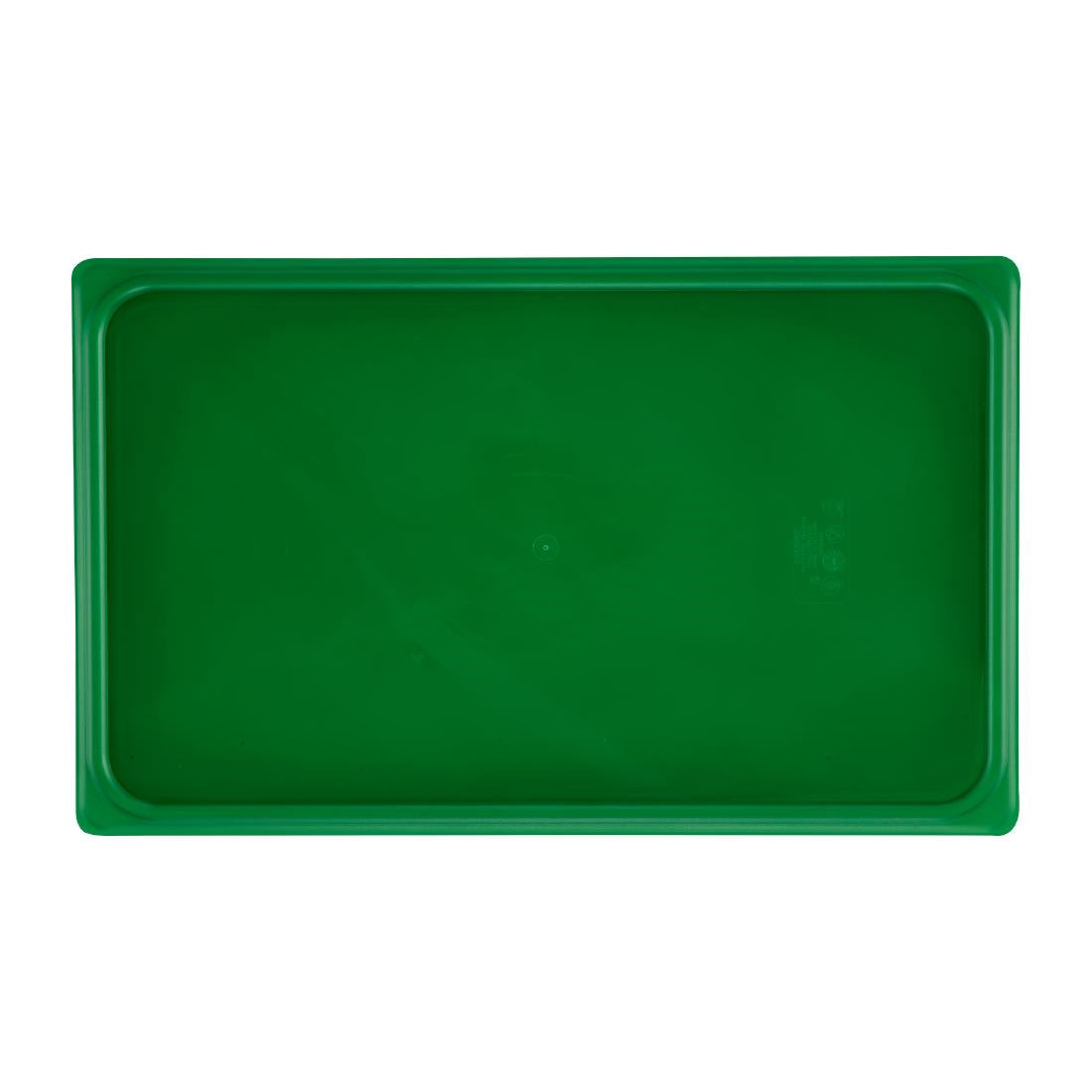 Cambro Safetrak IML Polypropylene Seal Gastronorm Lid Green 1/1 GN