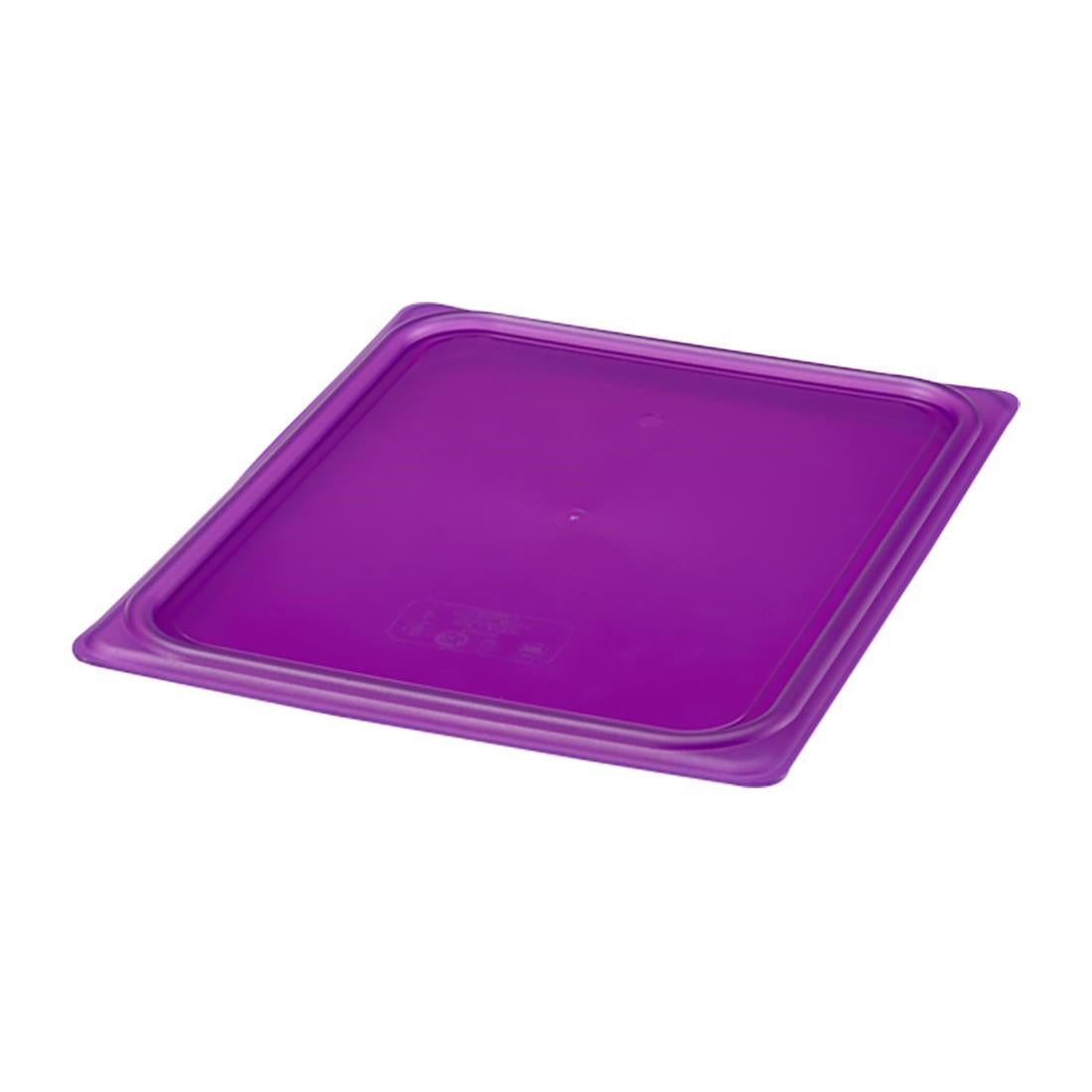 Cambro Safetrak IML Polypropylene Seal Gastronorm Lid Purple 1/2 GN