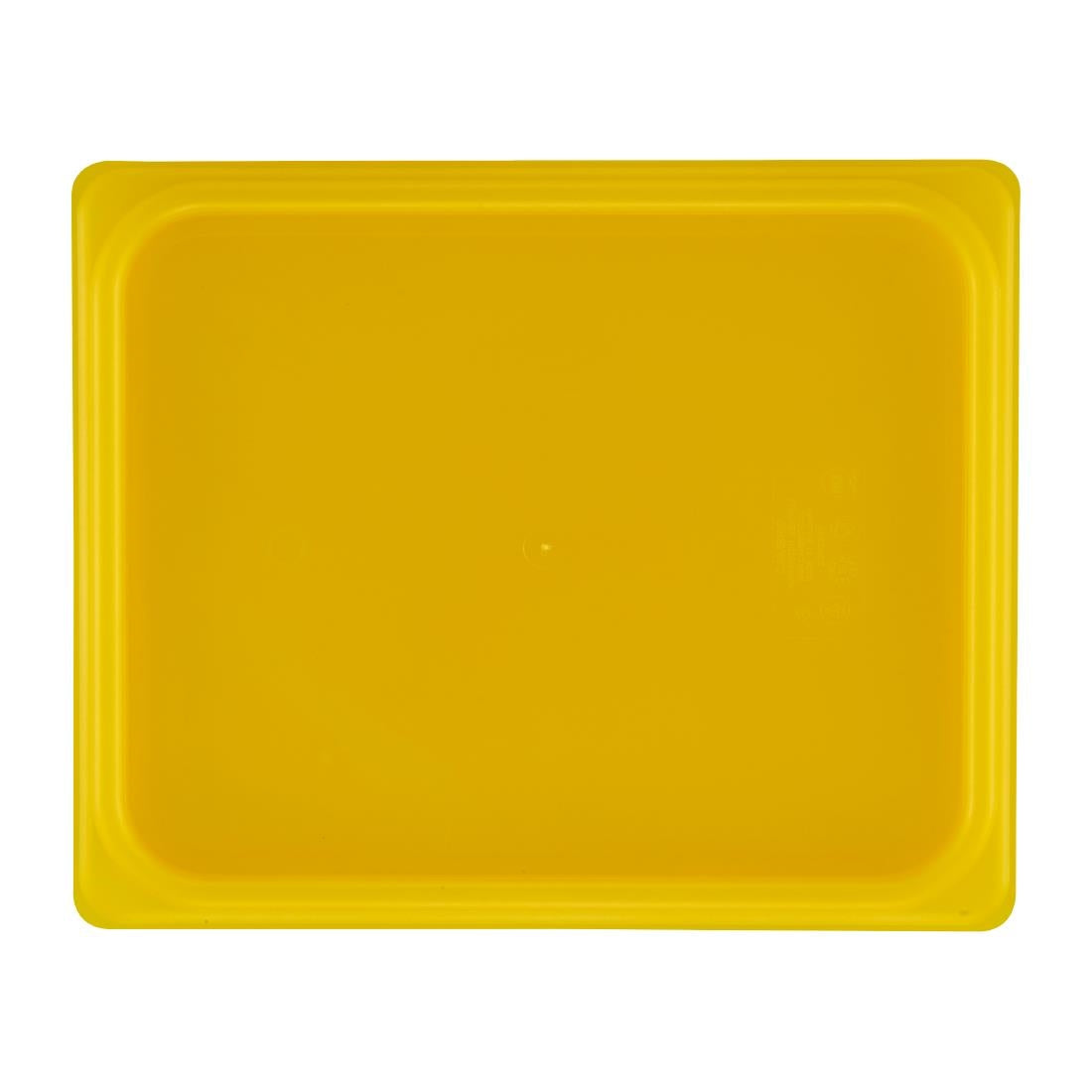 Cambro Safetrak IML Polypropylene Seal Gastronorm Lid Yellow 1/2 GN