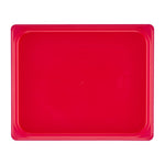 Cambro Safetrak IML Polypropylene Seal Gastronorm Lid Red 1/2 GN