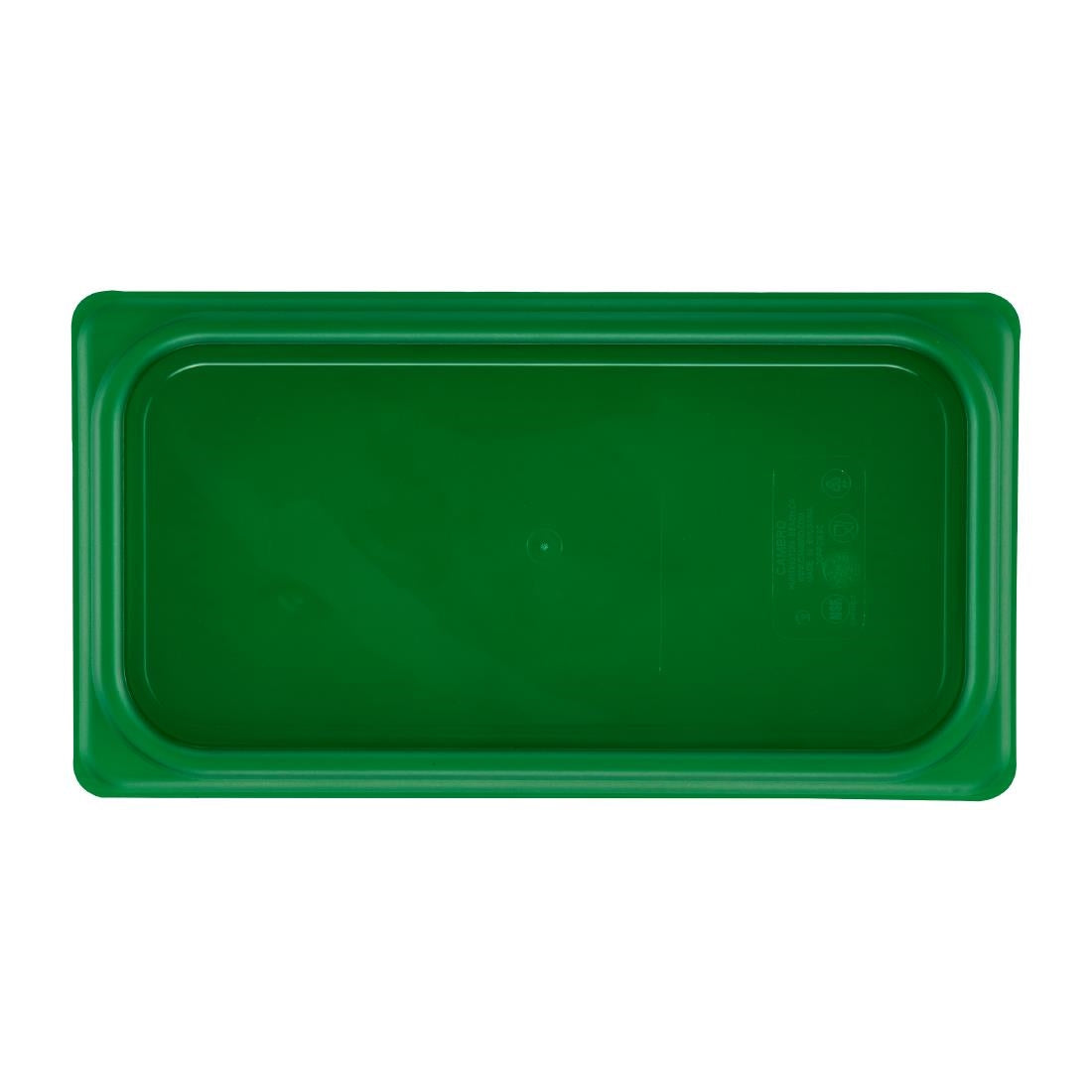 Cambro Safetrak IML Polypropylene Seal Gastronorm Lid Green 1/3 GN