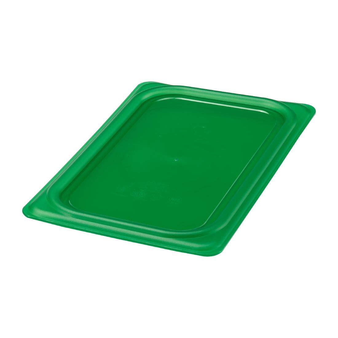 Cambro Safetrak IML Polypropylene Seal Gastronorm Lid Green 1/4 GN