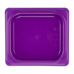 Cambro Safetrak IML Polypropylene Seal Gastronorm Lid Purple 1/6 GN