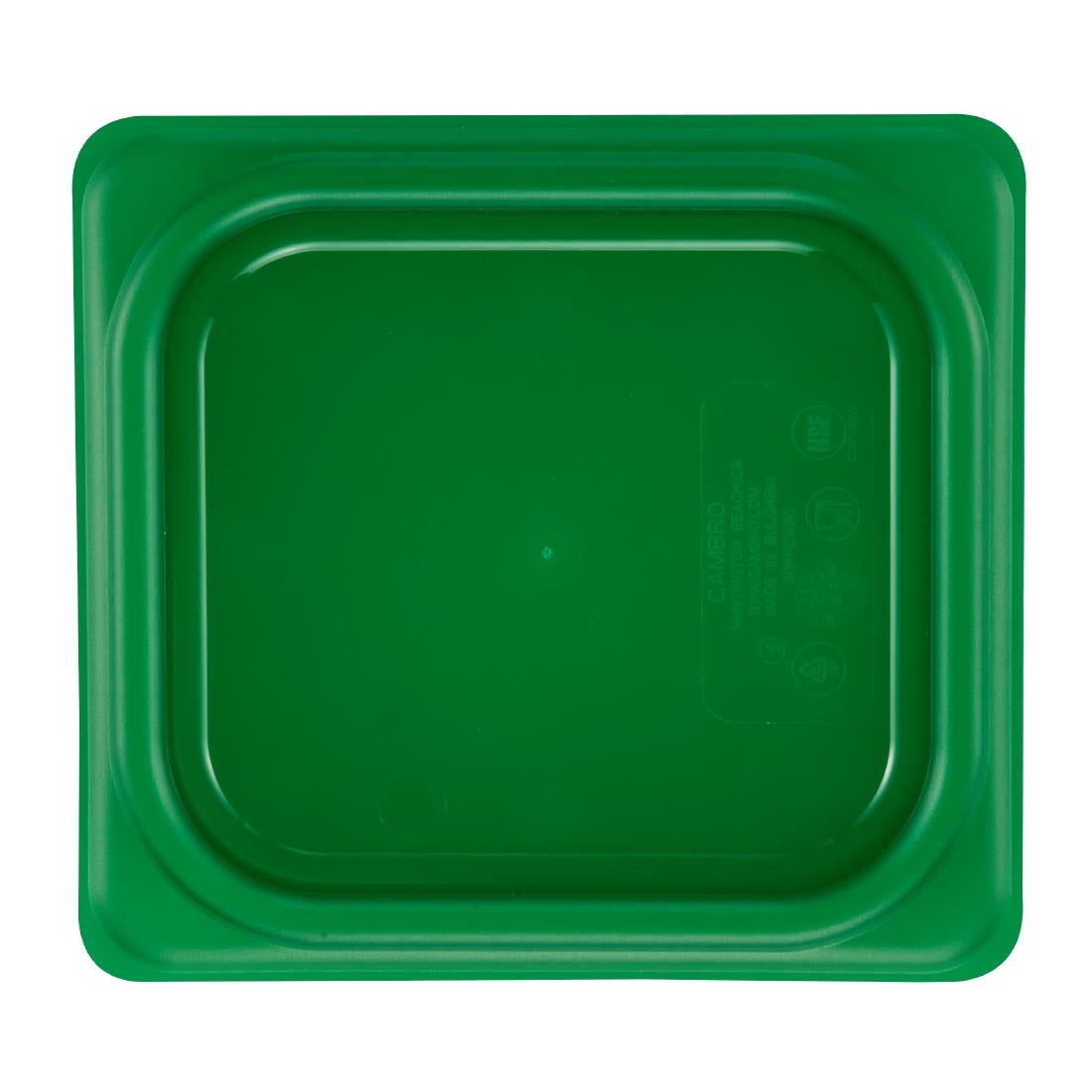 Cambro Safetrak IML Polypropylene Seal Gastronorm Lid Green 1/6 GN