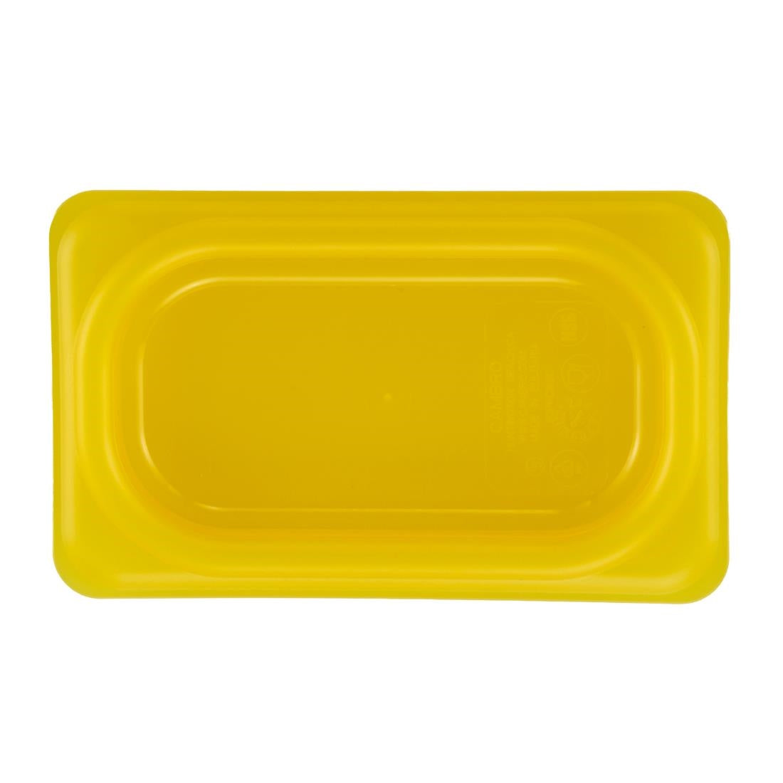Cambro Safetrak IML Polypropylene Seal Gastronorm Lid Yellow 1/9 GN