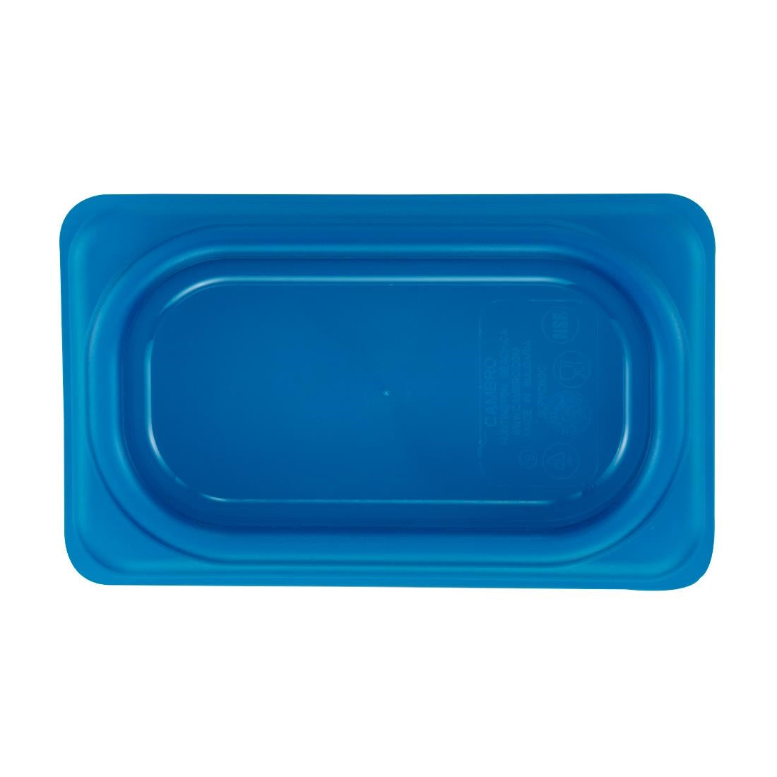 Cambro Safetrak IML Polypropylene Seal Gastronorm Lid Blue 1/9 GN
