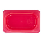 Cambro Safetrak IML Polypropylene Seal Gastronorm Lid Red 1/9 GN