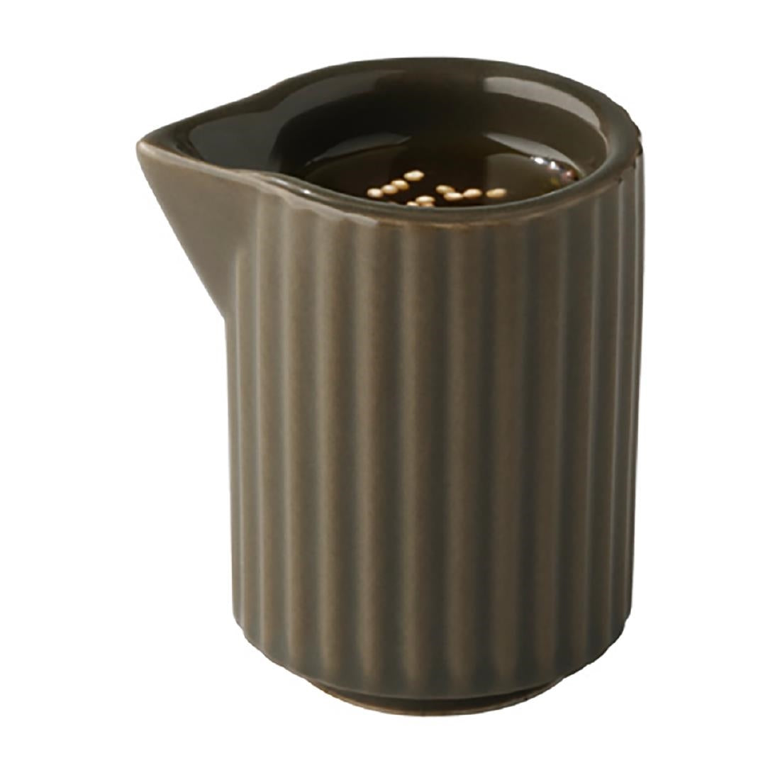 APS THE GRID Porcelain Pourer Brown 40ml