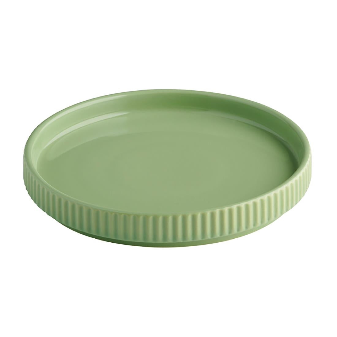 APS THE GRID Porcelain Plates Sage 160mm (6 Pack)