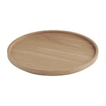 APS THE GRID Lacquered Oak Wood Plate 200mm