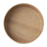 APS THE GRID Lacquered Oak Wood Bowl 200mm