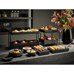 APS VALO Wooden Box Black GN 2/4 45x530x162mm