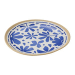 APS FLORYN Melamine Plate White & Blue 215mm (B2B)