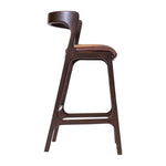 Copenhagen Bar Chair in Dark Walnut & Bison Espresso (6 Pack)
