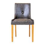Bath Dining Chair in Soft Oak & Bison Smoke (6 Pack)