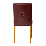 Bath Dining Chair in Weathered Oak & Bison Espresso (6 Pack)